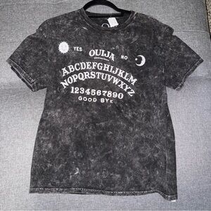 NWT Ouija Board T-Shirt Horror Halloween Size XS Grey